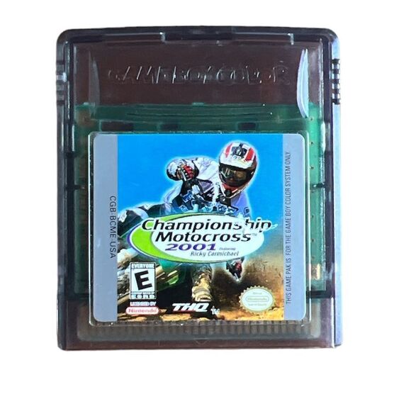 Nintendo Game Boy Color Championship Motocross 2001 Game ⭐️ - Picture 1 of 2